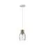 LUMION 6583/1A MODERNI LN25 140 белый, золотой/прозрачный/металл/стекло Подвес E27 1*40W 220V ICE