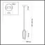 LUMION 6518/1 MODERNI LN23 169 золотой Подвес G9 1*40W 220V SHIVON, изображение 2