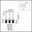LUMION 6593/3A MODERNI LN25 324 латунь/белый, металл/текстиль, стекло Подвес E14 3*40W 220V JANE, изображение 2