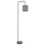 LUMION 8037/1F MODERNI LN25 363 черный/серый/золотой, металл/текстиль Торшер Е27 60W 220V ELSA
