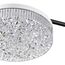 LUMION 8236/4CL LEDIO LN25 000 черный, металл/акрил Люстра потолочная с пультом ДУ LED 55W 3000-6000К 220V DIDANA, изображение 4