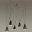 LUMION 5226/5 LOFTI LN22 000 черный, матовое золото Светильник подвесной E27 5*40W 220V BROOKS, изображение 3
