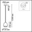 LUMION 8001/1A MODERNI LN25 166 черный/античное золото металл/металл Подвес Е14 40W 220V AVRORA, изображение 2