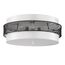 LUMION 8002/6C MODERNI LN25 159 белый, черный металл/металл, текстиль Потолочный светильник Е27 6*60W 220V ANIMAISA