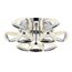 LUMION 8239/9CL LEDIO LN25 000 хром, металл/пластик Люстра потолочная с ПДУ LED 120W 3000-6000K 220V RUANA, изображение 8