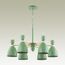 LUMION 3785/6 MODERNI LN19 274 зеленый, золото Люстра E27 6*60W 220V GEMMA, изображение 3
