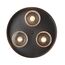 LUMION 6598/3C MODERNI LN25 156 черный/черный. коричневый металл, эко кожа/металл, стекло Подвесной светильник Е27 3*60W 220V BASALTO, изображение 3