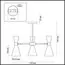 LUMION 3661/3C MODERNI LN18 177 хром/матовый белый Люстра потолочная E14 3*60W 220V QUINN, изображение 2