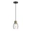 LUMION 6562/1A MODERNI LN25 140 черный, золотой/прозрачный/металл/стекло Подвес E27 1*40W 220V ICE, изображение 4