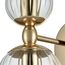 LUMION 6586/2W MODERNI LN25 89 золото/прозрачный, металл/стекло Бра E14 2*40W 220V KASSIA, изображение 6