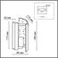 LUMION 6594/1W MODERNI LN25 148 хром/тонированное стекло, металл/стекло Бра E14 1*40W 220V DANDY, изображение 2