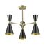 LUMION 3662/3C MODERNI LN18 180 античная бронза/матовый черный Люстра потолочная E14 3*60W 220V QUINN