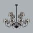 LUMION 6570/12C MODERNI LN25 104 черный/дымчатый/металл/стекло Люстра потолочная G9 12*20W 220V SMOKY, изображение 5