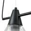 LUMION 6595/4A MODERNI LN25 183 черный/прозрачный, металл/стекло Подвес E27 4*60W 220V CORNE, изображение 3