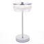 LUMION 8253/1TL LEDIO LN25 393 серебро/белый/прозрачный, металл/акрил Настольная лампа LED 7W 4000К 220V SATIANA, изображение 5