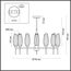 LUMION 6519/7C MODERNI LN23 172 хром Люстра потолочная G9 7*40W 220V SHIVON, изображение 2
