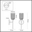 LUMION 6512/1W MODERNI LN23 114 латунь Бра E14 1*40W 220V MONROE, изображение 2