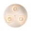LUMION 6599/3C MODERNI LN25 156 белый/белый, бежевый металл, эко кожа/металл, стекло Подвесной светильник Е27 3*60W 220V BASALTO, изображение 3