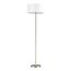 LUMION 3745/2F MODERNI LN19 128 никель/белый, металл/текстиль Торшер E27 2*60W 220V NIKKI