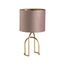 LUMION 5661/1T MODERNI LN23 389 матовое золото, розовый Настольная лампа E14 40W 220V STACY