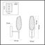 LUMION 6518/1W MODERNI LN23 169 золотой Бра G9 1*40W 220V SHIVON, изображение 2