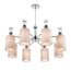 LUMION 6585/8 MODERNI LN25 56 хром/бежевый, металл/текстиль, стекло Люстра подвесная E14 8*40W 220V ARNIKA, изображение 5