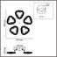 LUMION 8239/5CL LEDIO LN25 000 хром, металл/пластик Люстра потолочная с ПДУ LED 65W 3000-6000K 220V RUANA, изображение 2