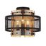LUMION 8007/3C MODERNI LN25 251 черный/черный, золотой металл/металл, стекло Потолочный светильник Е14 3*40W 220V Zarina, изображение 5