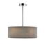 LUMION 8111/5 MODERNI LN25 138  хром/серый, металл/текстиль Люстра подвесная E14 5*40W 220V ZIGRISA, изображение 5