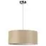 LUMION 8250/3 MODERNI LN25 000  никель/бежевый, металл/текстиль Подвес Е27 3*60W 220V NIKKI