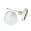 LUMION 8095/1W MODERNI LN25 268 белый/белый металл, дерево/металл Бра Е27 1*60W 220V COLANGE, изображение 3