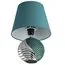 LUMION 8139/1T MODERNI LN25 000 бирюзовый/серебро, керамика/текстиль Настольная лампа Е27 1*60W 220V TAPALA, изображение 3