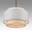LUMION 8043/1 MODERNI LN25 266 черный/серый/бежевый, металл/текстиль/ротанг Подвесной светильник Е27 1*60W 220V LAUNA, изображение 6