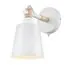 LUMION 8097/1W MODERNI LN25 269 белый/белый металл, дерево/металл Бра Е27 1*60W 220V ROSALINA, изображение 5