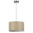 LUMION 8250/2 MODERNI LN25 000  никель/бежевый, металл/текстиль Подвес Е27 2*60W 220V NIKKI