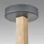 LUMION 8096/6C MODERNI LN25 267 серый/серый металл, дерево/металл Люстра потолочная Е27 6*60W 220V COLANGE, изображение 10