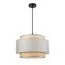 LUMION 8043/1 MODERNI LN25 266 черный/серый/бежевый, металл/текстиль/ротанг Подвесной светильник Е27 1*60W 220V LAUNA, изображение 7