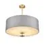 LUMION 8108/7C MODERNI LN25 131 латунь титаниум/серый, металл/текстиль/стекло Люстра потолочная E14 7*40W 220V DAMONA, изображение 3