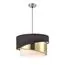 LUMION 8041/3 MODERNI LN25 136 никель/черный/золото/белый, металл/текстиль Подвесной светильник Е27 3*60W 220V INDIRA, изображение 4