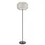 LUMION 8043/1F MODERNI LN25 266 черный/серый/бежевый, металл/текстиль/ротанг Торшер Е27 1*60W 220V LAUNA