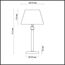 LUMION 4429/1T NEOCLASSI LN20 70 античная латунь, бежевый Настольная лампа E14 1*40W 220V MONTANA, изображение 2