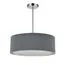 LUMION 8111/5 MODERNI LN25 138  хром/серый, металл/текстиль Люстра подвесная E14 5*40W 220V ZIGRISA