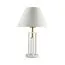LUMION 5291/1T NEOCLASSI LN23 000 белый, латунь Настольная лампа E27 1*60W 220V FLETCHER