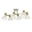 LUMION 8045/6C MODERNI LN25 186 белый, латунь/белый металл/металл Люстра потолочная Е14 6*40W 220V ANRIYA, изображение 4