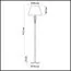 LUMION 3733/1F NEOCLASSI LN19 68 хром, золотой Торшер E27 1*60W 220V LORAINE, изображение 2