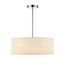 LUMION 8110/5 MODERNI LN25 138 хром/белый, металл/текстиль Люстра подвесная E14 5*40W 220V ZIGRISA, изображение 4