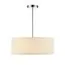 LUMION 8110/5 MODERNI LN25 138 хром/белый, металл/текстиль Люстра подвесная E14 5*40W 220V ZIGRISA, изображение 4