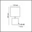LUMION 8144/1T MODERNI LN25 000 белый, керамика/текстиль Настольная лампа Е27 1*60W 220V TUALA, изображение 2