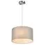 LUMION 8251/2 MODERNI LN25 000  никель/серый, металл/текстиль Подвес Е27 2*60W 220V NIKKI, изображение 5