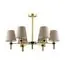 LUMION 4429/6C NEOCLASSI LN20 70 античная латунь, бежевый Люстра потолочная E14 6*40W 220V MONTANA